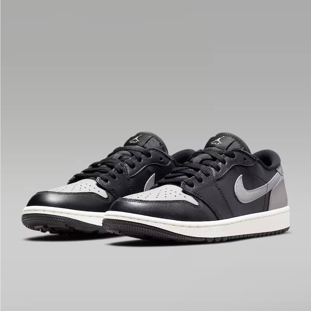 Nike Air Jordan 1 Low Golf Shoe Black & Grey ‘Shadow’ (DD9315-001) Men’s Size 14